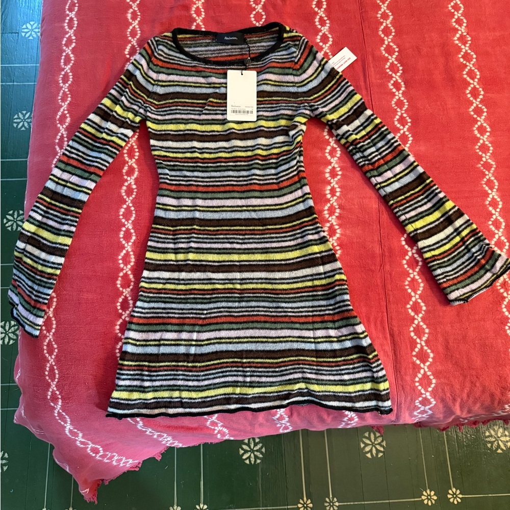 Réalisation Par The Olivia Knit Dress in Sunset Stripe NWT - Picture 5 of 7